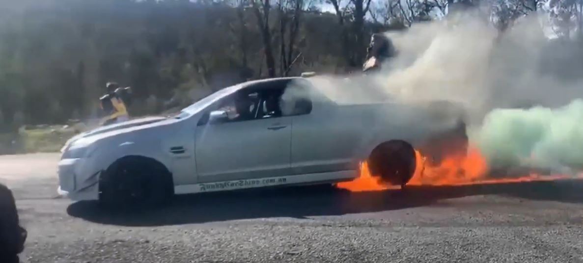 20200604 1700 dangerous driving ute fire