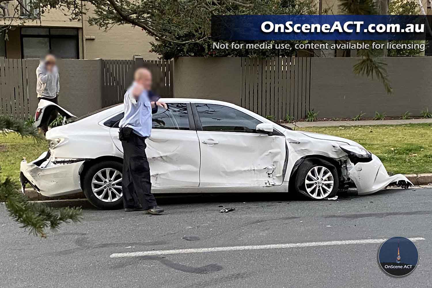 Prison escapee on the run after corrections vehicle rammed in Griffith, ACT