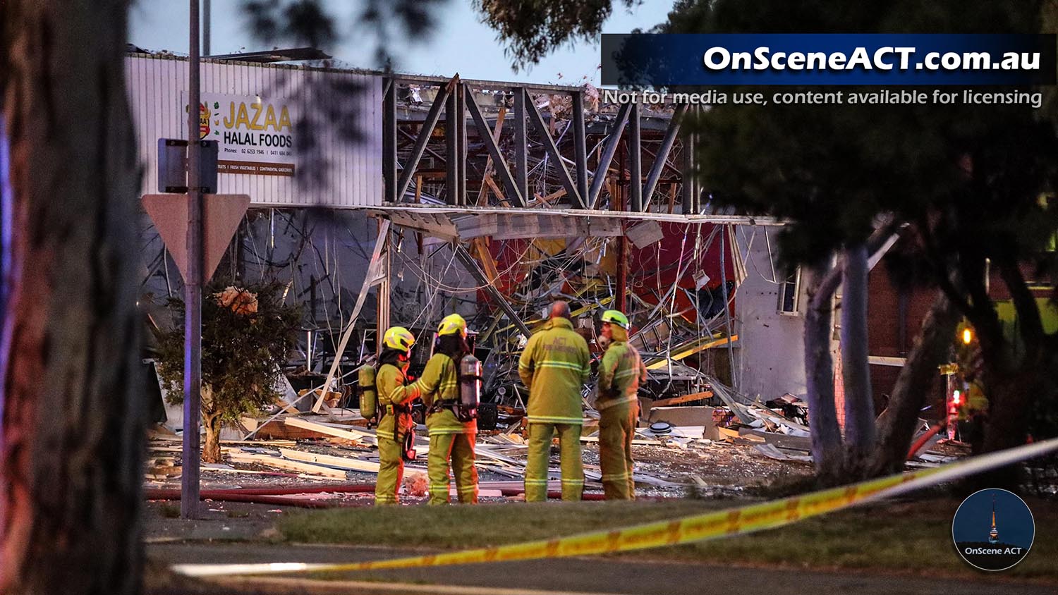 Shopfront explodes and one injured in Belconnen 