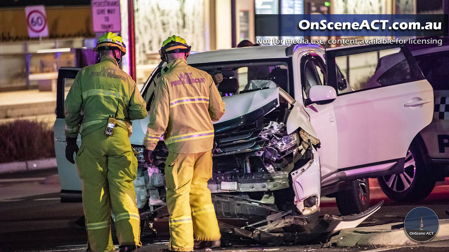 20220618 0130 northbourne crash image 2