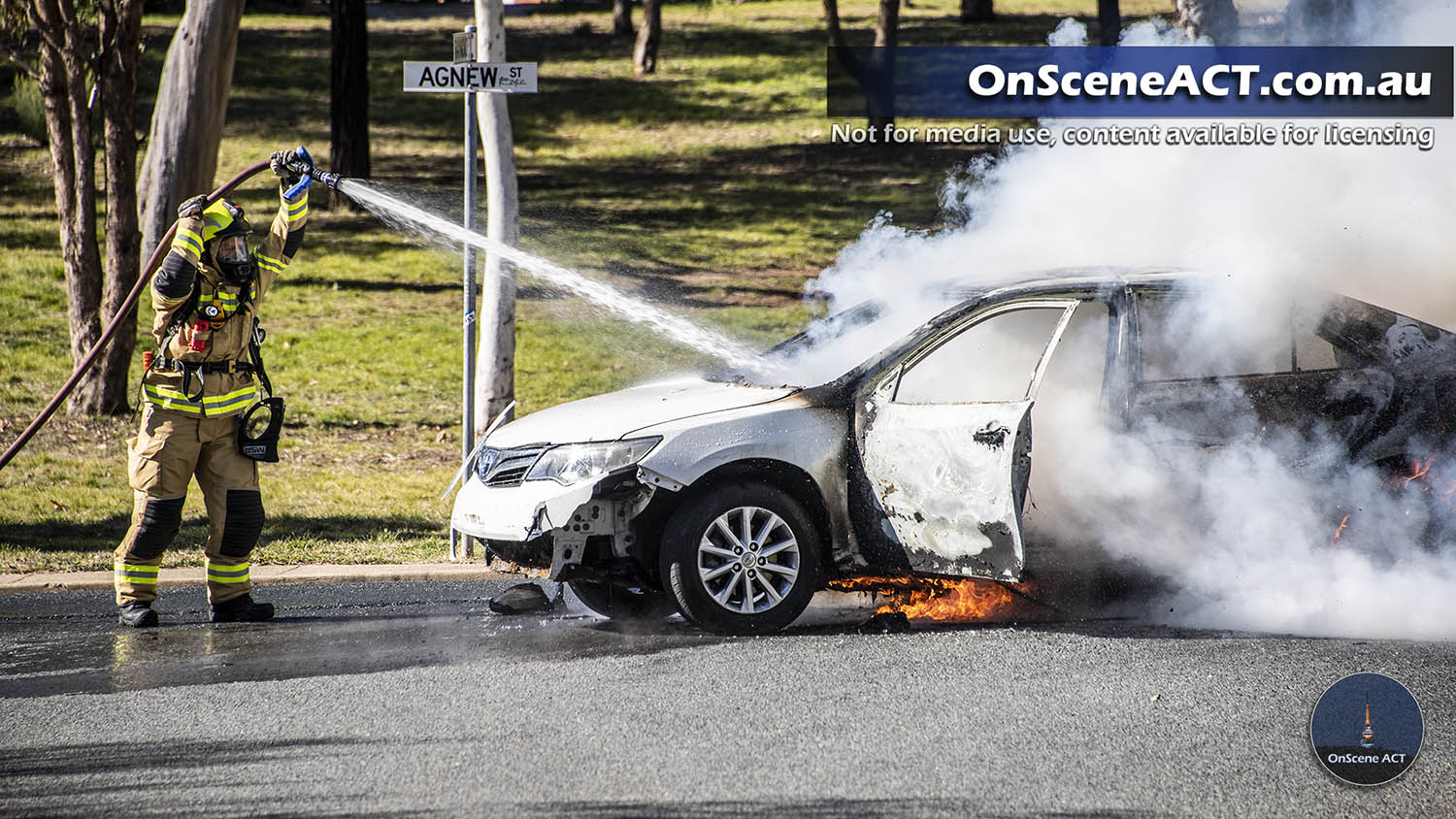 20220727 1300 ainslie car fire image 4