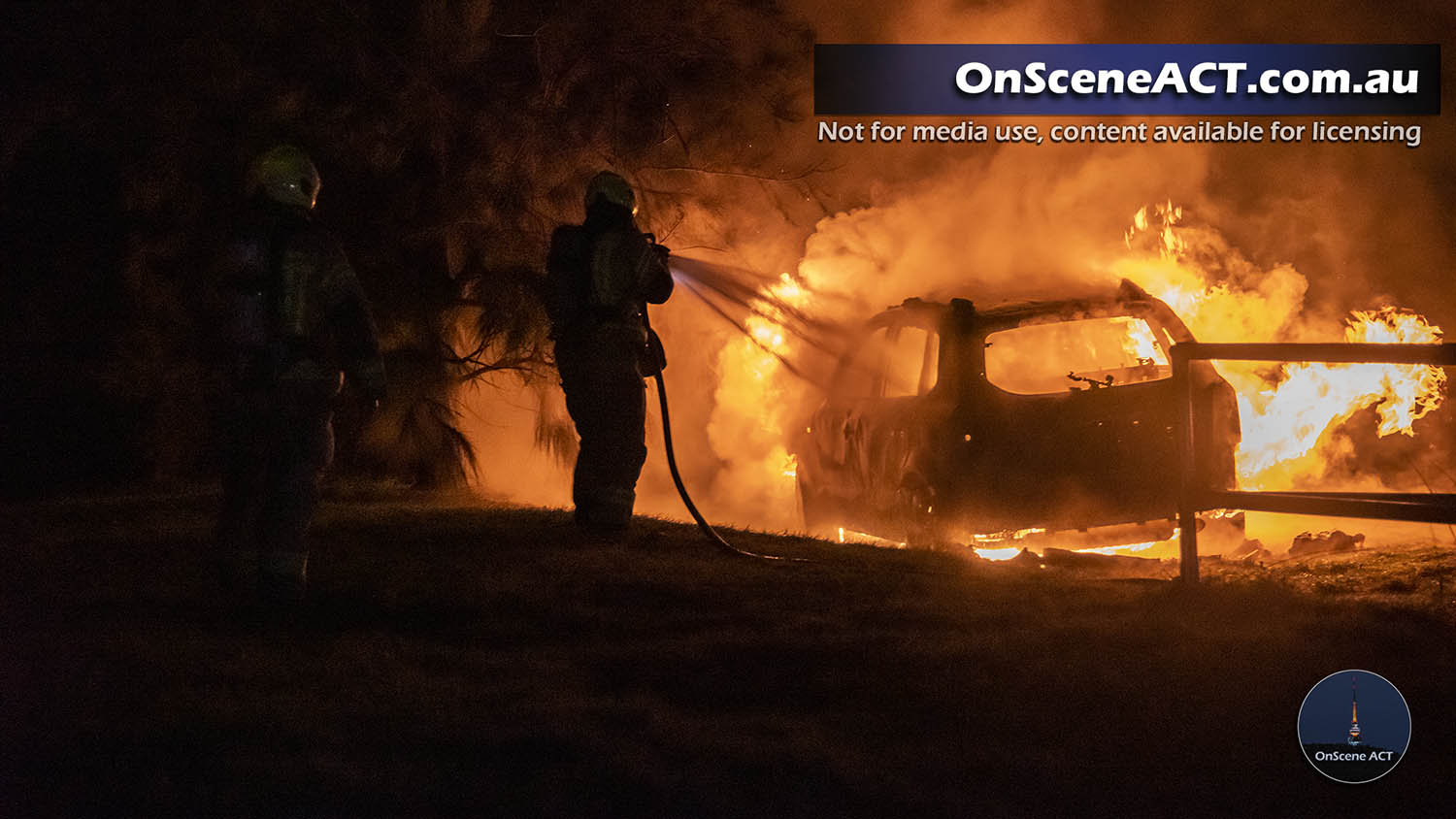 20220731 0130 ainslie car fire image 3