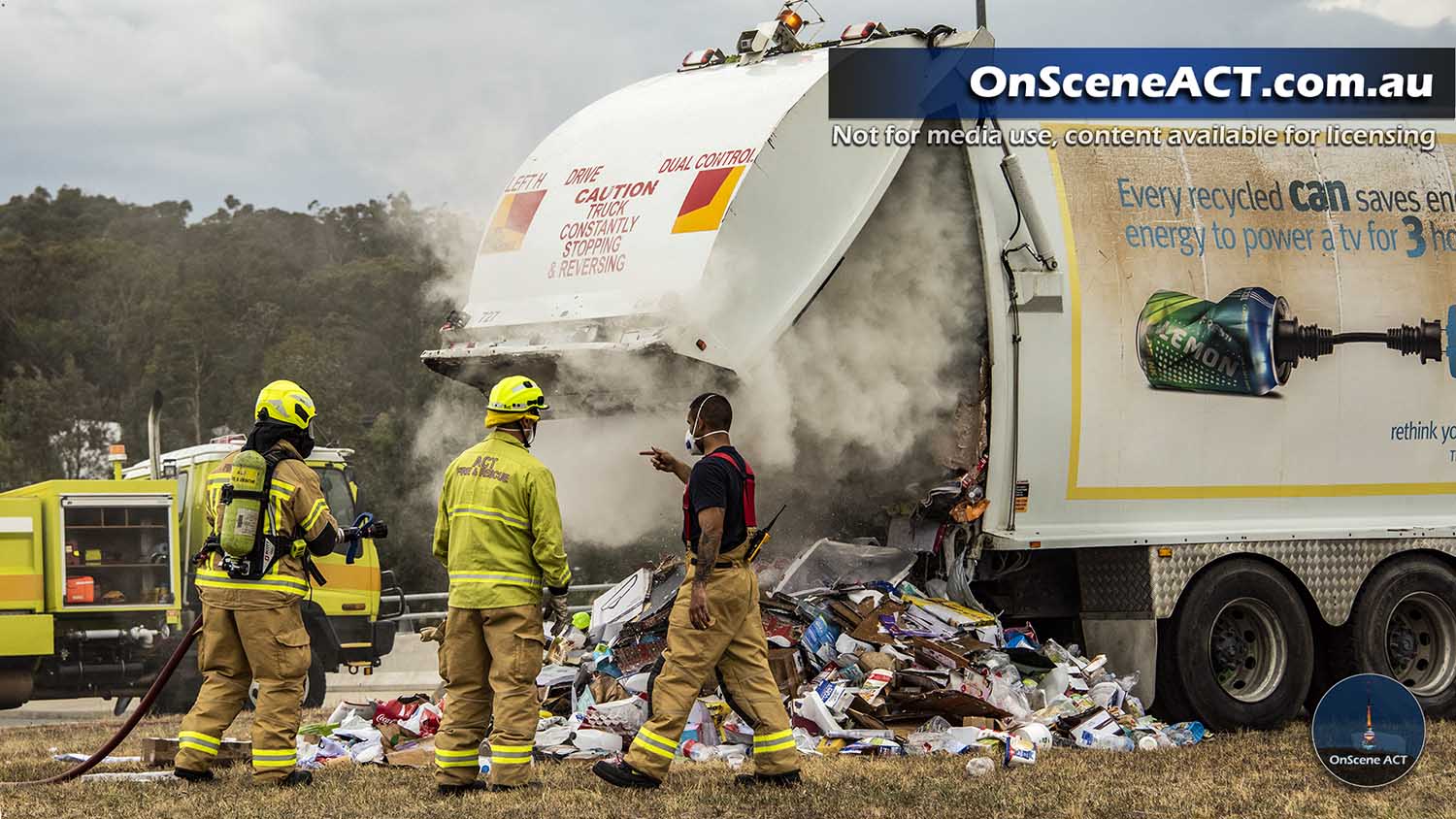 20230118 1500 bonner garbage truck fire image 2